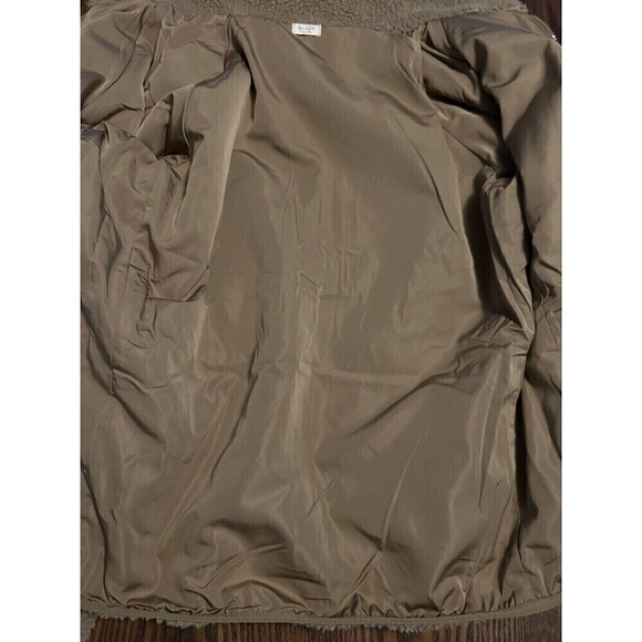John Galt Full Zip Jacket long sleeve fuzzy Camel brown Women’s One Size teddy - Picture 6 of 16